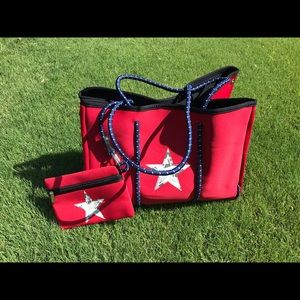 Red Neoprene Bag